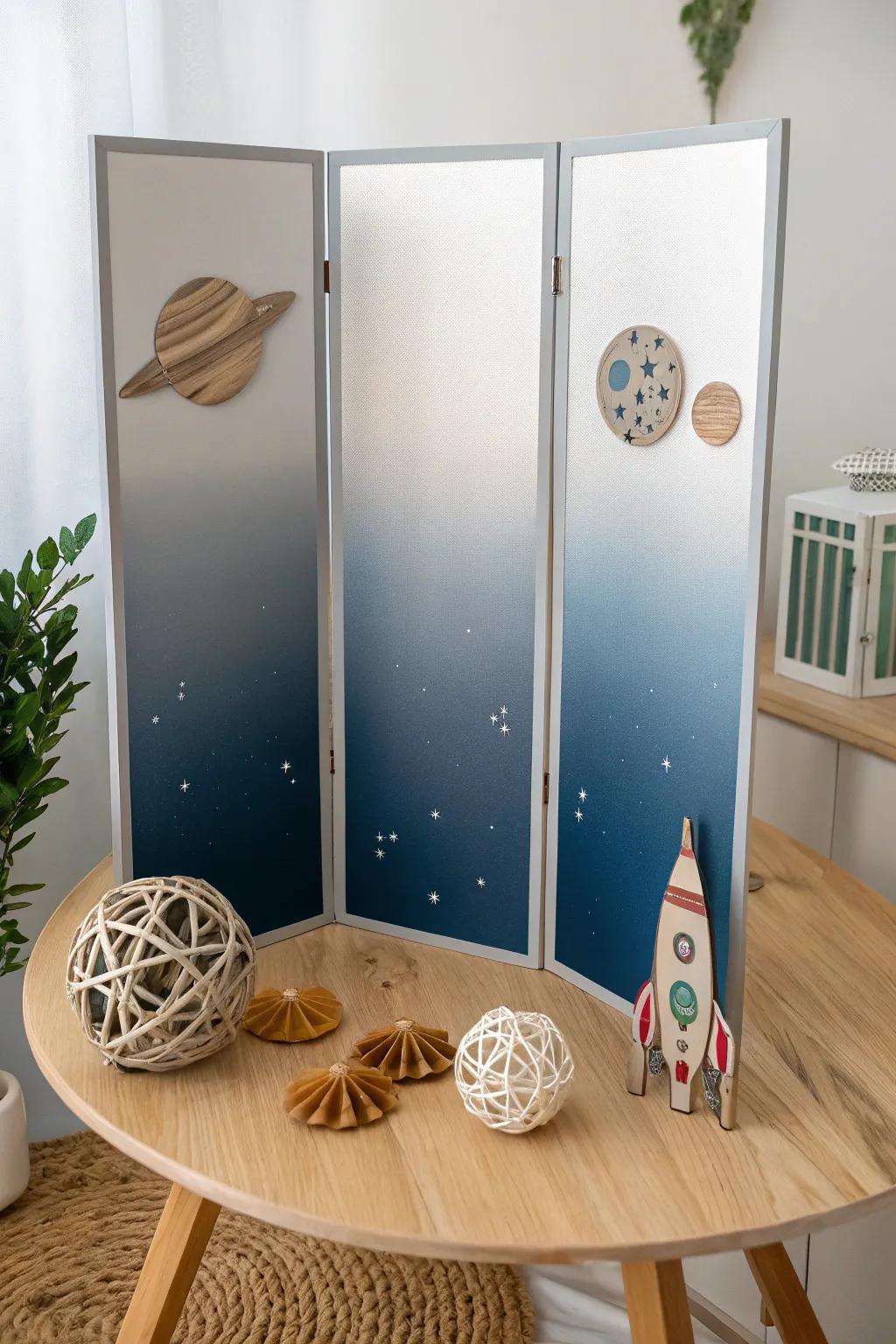 Traverse the cosmos incorporating a dash of refinement and straightforwardness. Your science fiction vista, exquisitely fashioned and inspired by the forthcoming. ✨🚀