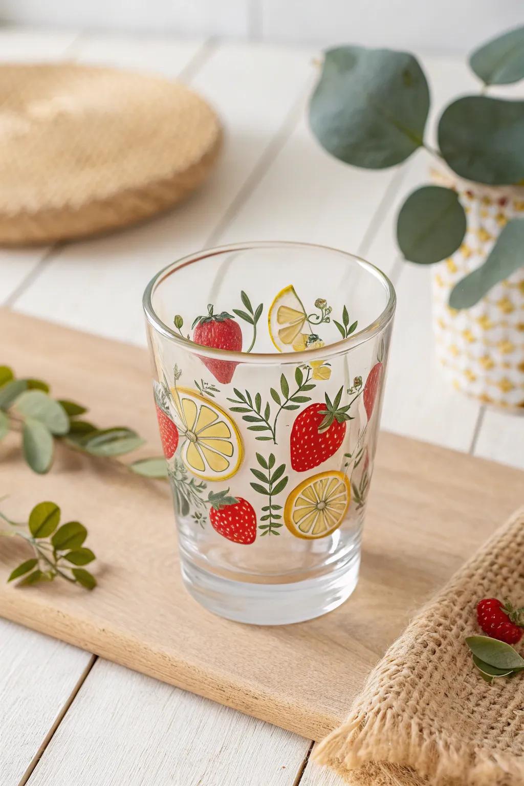 Incorporate a dash of zest to your collection with these exquisitely crafted produce-inspired small glasses!