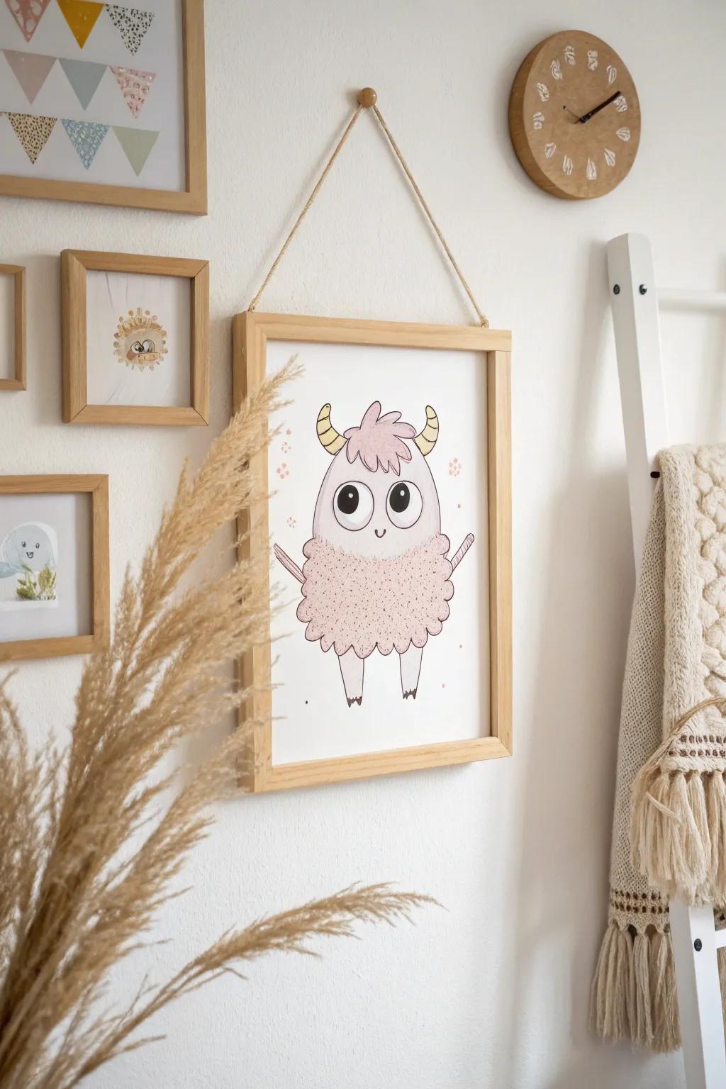 Infuse a speck of whimsy into your setting with this alluring creature art piece!