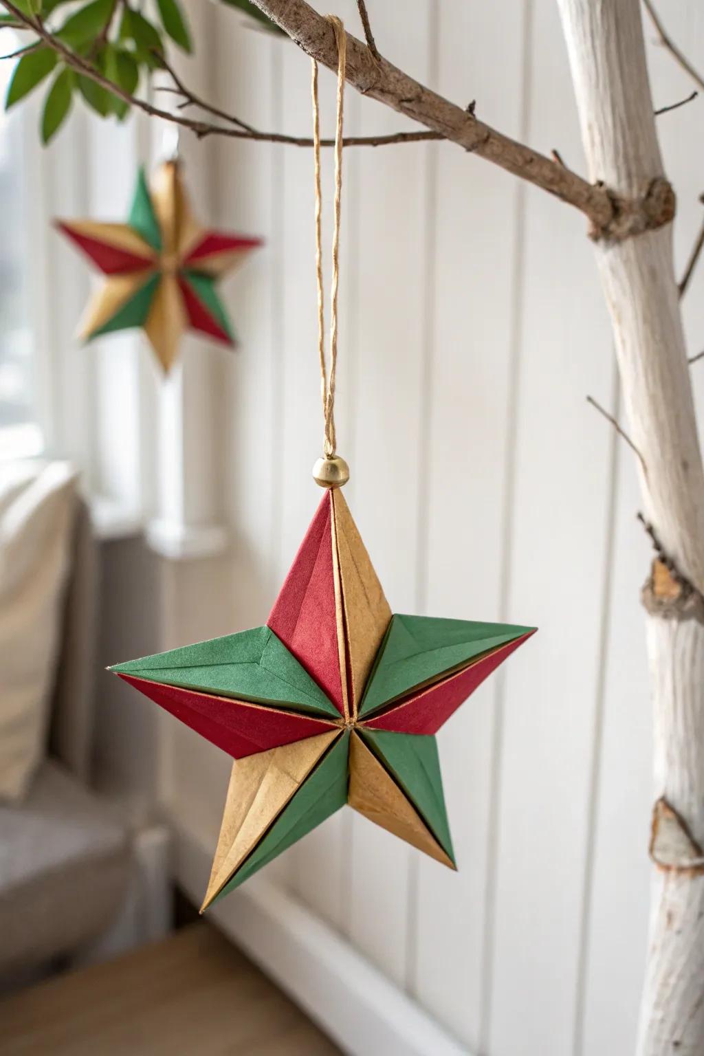 Incorporate a burst of festive hue into your minimalist décor featuring handcrafted paper celestial bodies.
