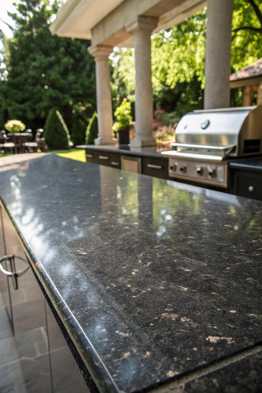 Rock: The ideal mix of strength and style for your outdoor retreat.