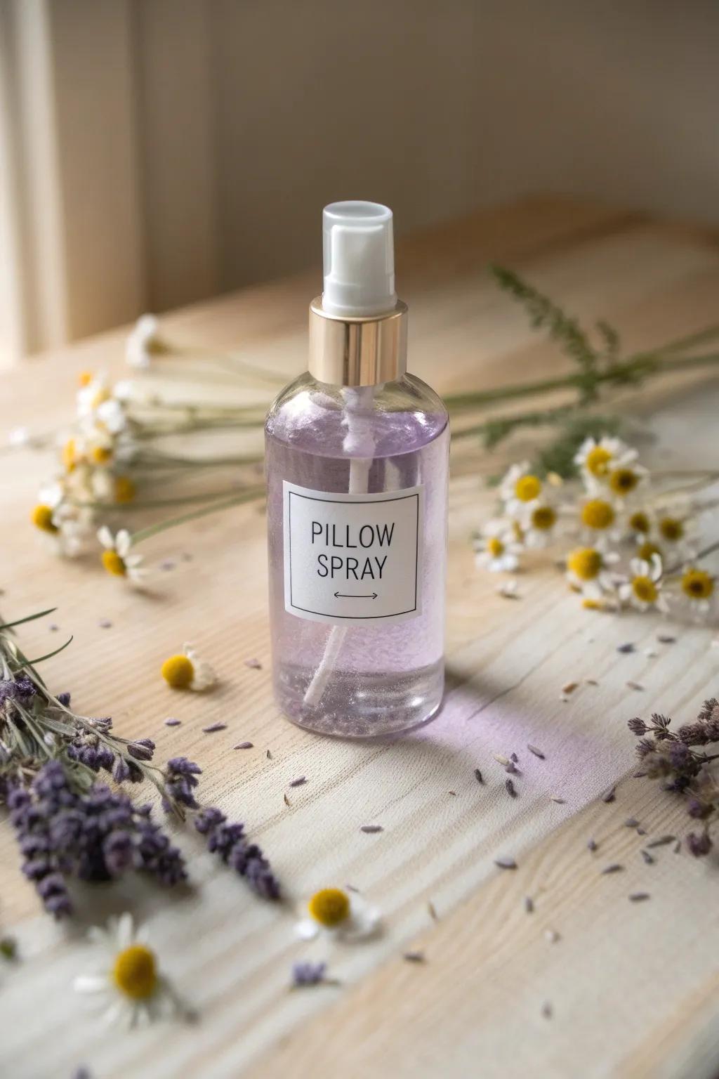 Fashion Serenity: Fashion a calming oasis with this DIY Fragrance-Based Cushion Mist.