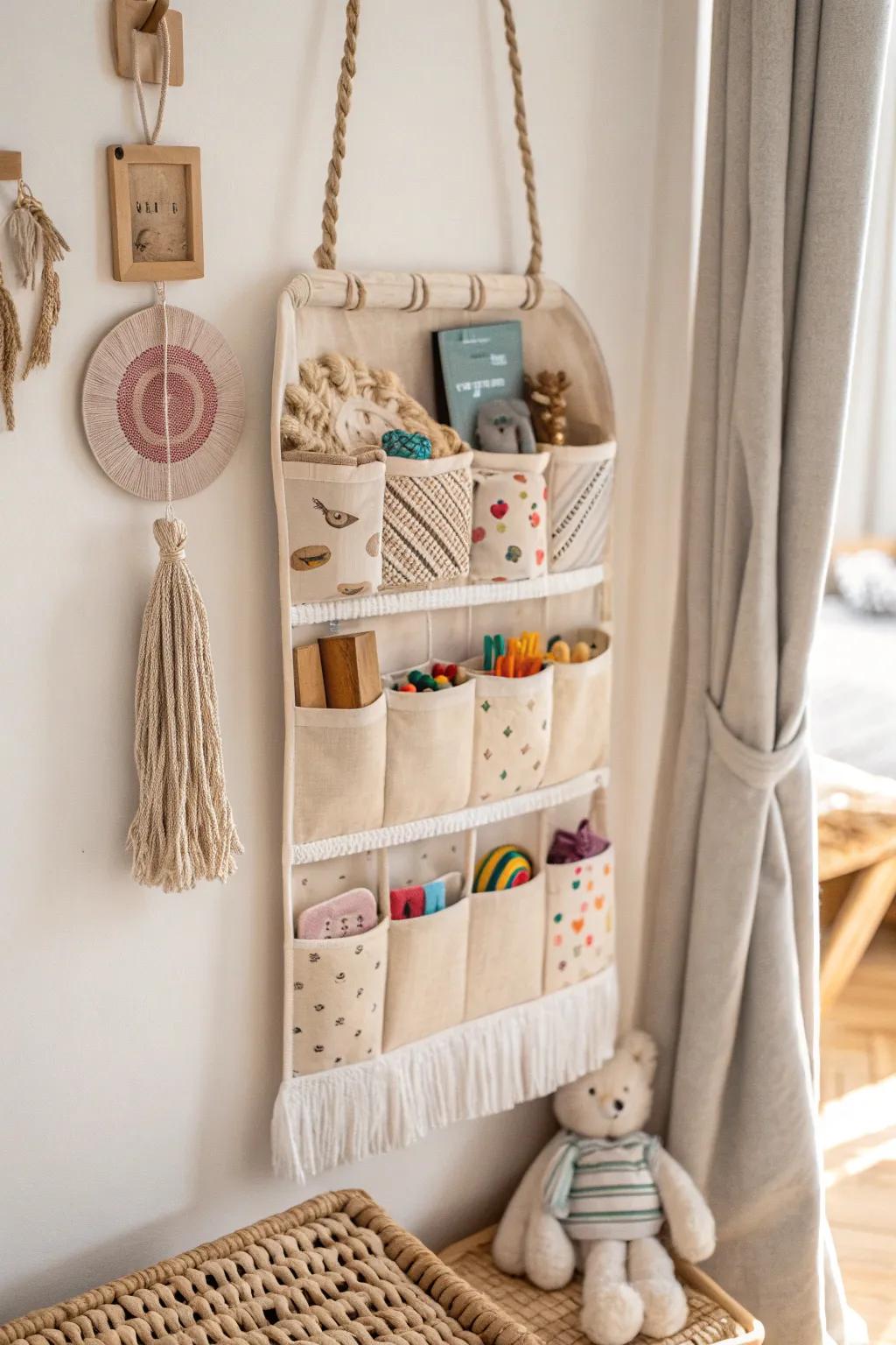 Transform clutter into charm using this DIY toy arrangement trick! 🌿✨ #OrganizedLiving #ScandiBoho
