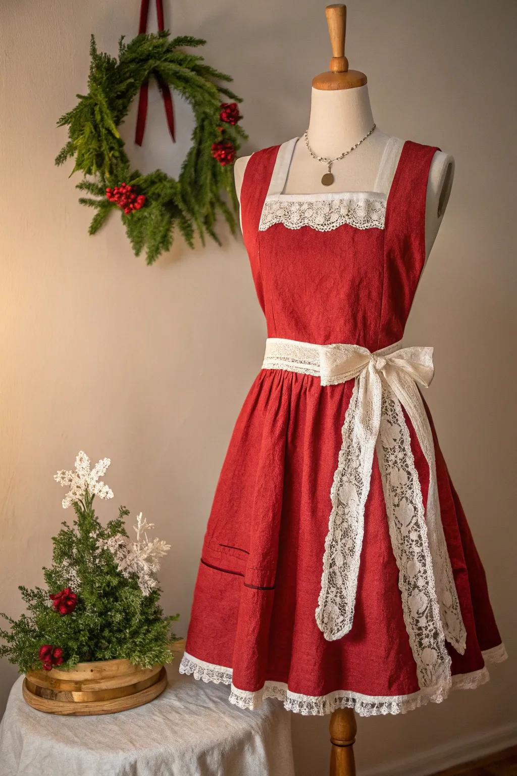 Embrace the essence of the period through a chic and uncomplicated Mrs. Father Christmas ensemble, flawless for distributing Yuletide merriment stylishly.