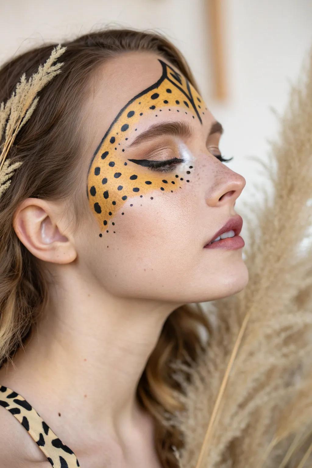 Unleash your untamed facet using this charming felis visage color—where simplicity encounters inherent loveliness.