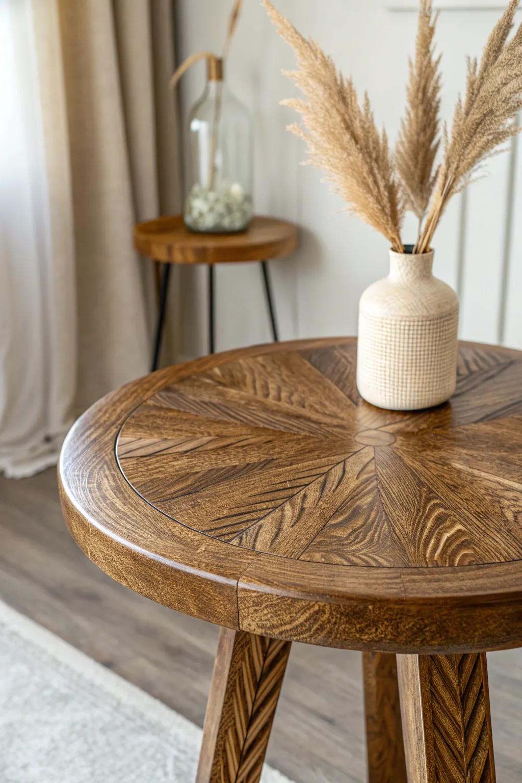 Elevate your area through the inherent sophistication of accentuated timber texture. 🌿✨