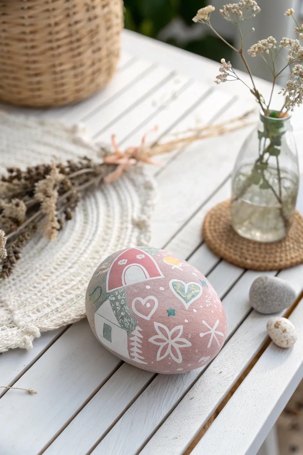 Capture the essence of family with artful painted stones – a simple yet meaningful keepsake for your reunion.