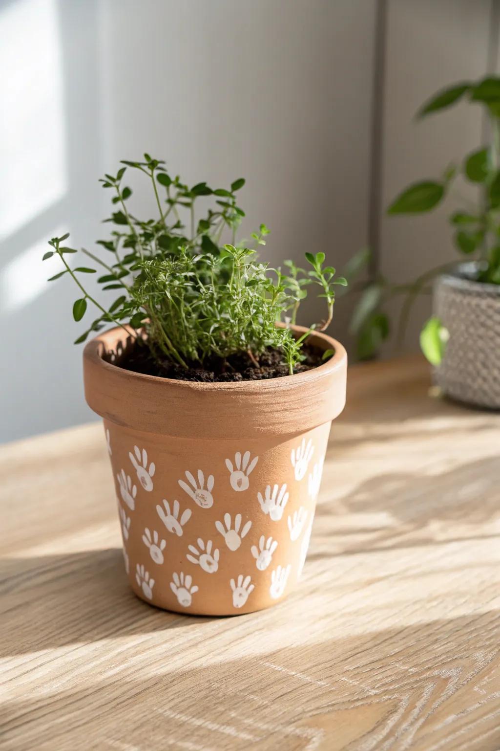 A tiny touch of love for Dad's favorite herbs 🌿✨