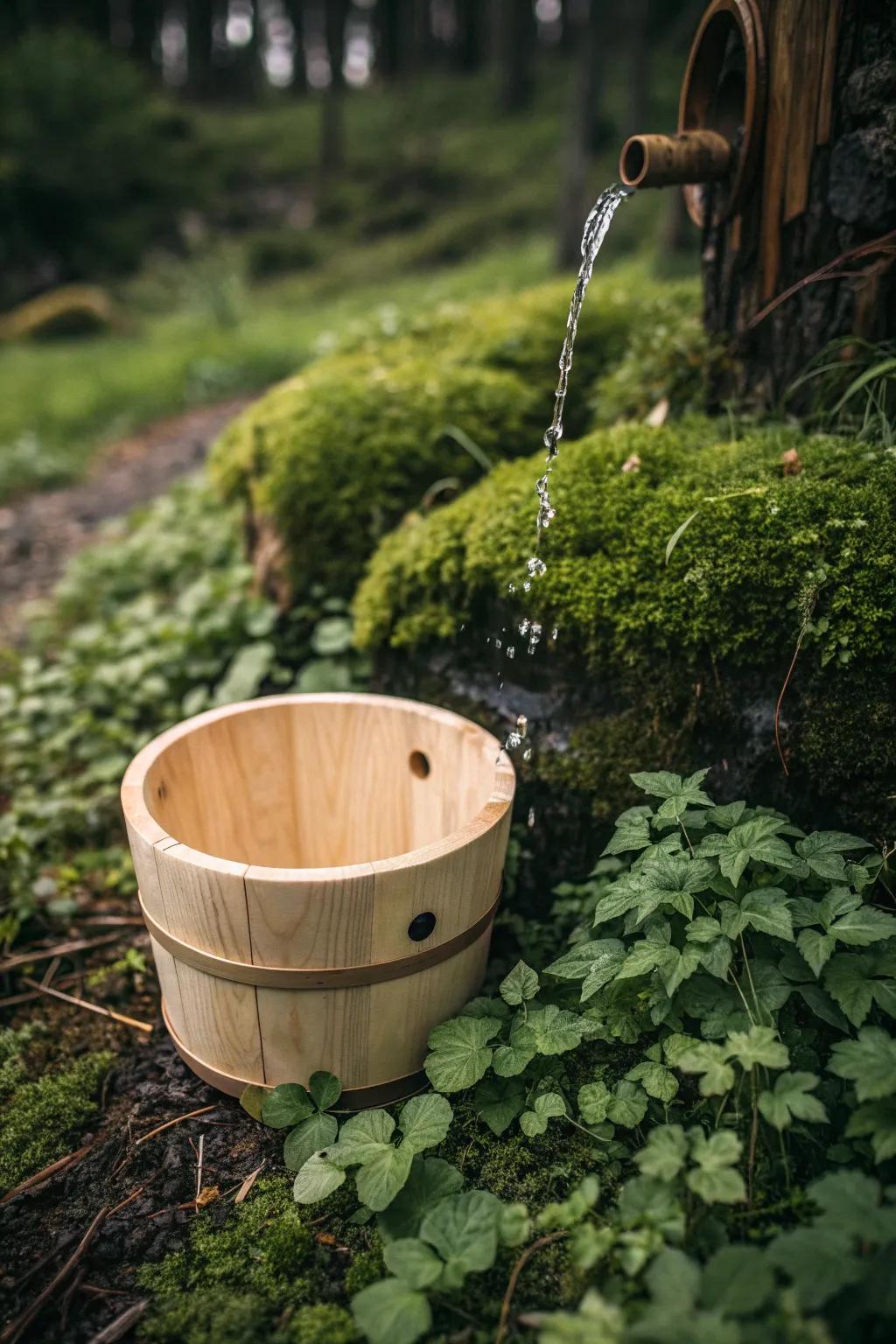 Embrace simplicity and nurture your garden with this DIY container hydration system.