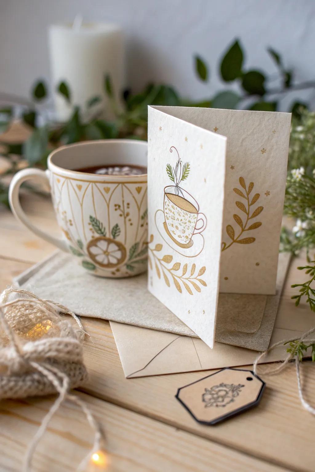 Fashion heartfelt instances through Bespoke Warm Beverage Cup Notecards – a flawless combination of simplicity and warmth for Grandparents Day.