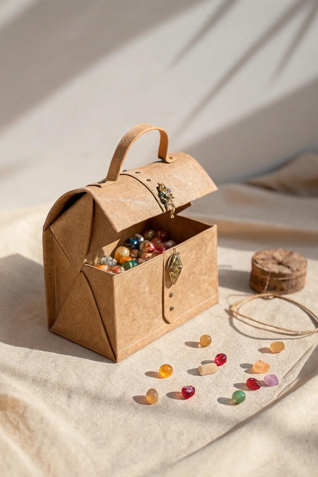 Uncover the magic of concealed bounties with these enchanting buccaneer-themed goodie holders!