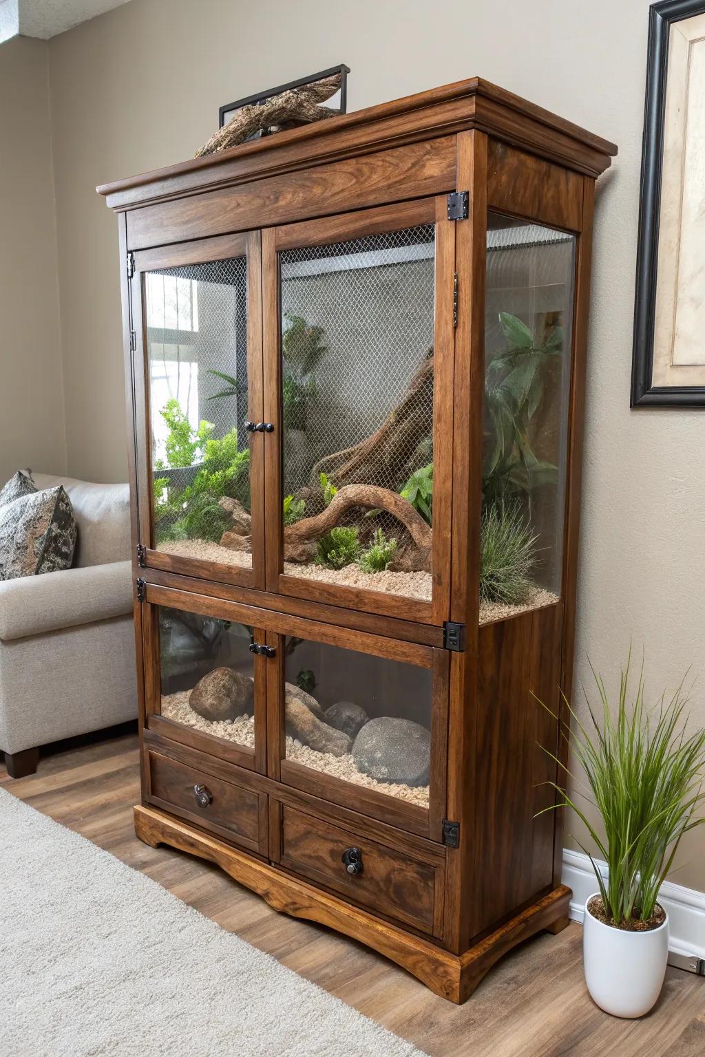 A dash of classic elegance for your cherished dragon’s dwelling.