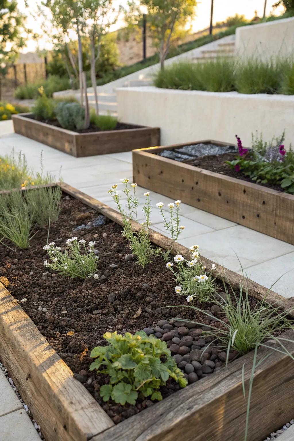 Transform your landscape effortlessly by the generous application of compost, infusing a touch of organic refinement.