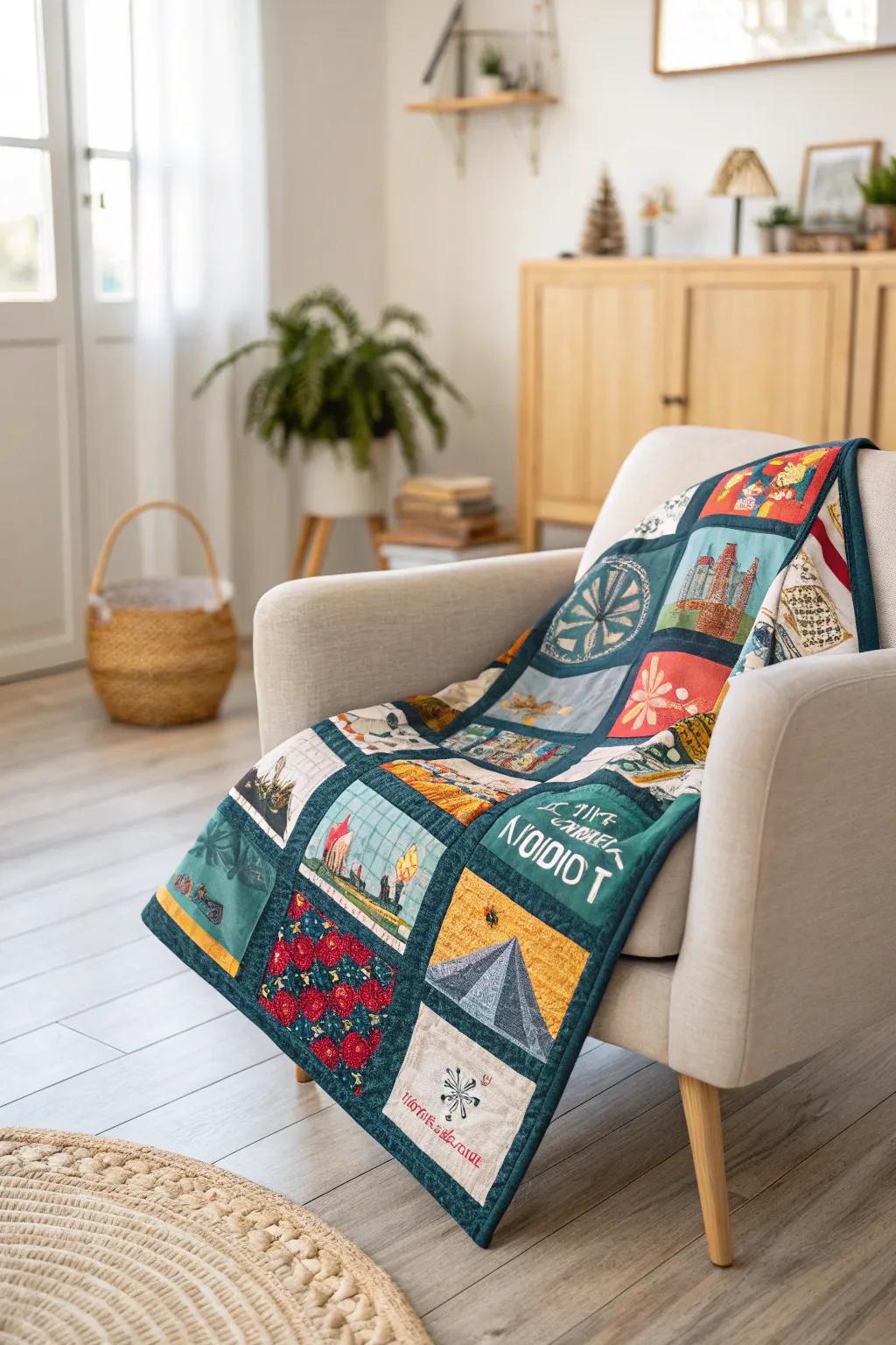With a beautifully crafted keepsake blanket, a tapestry of your life's experiences, you can wrap yourself in memories.