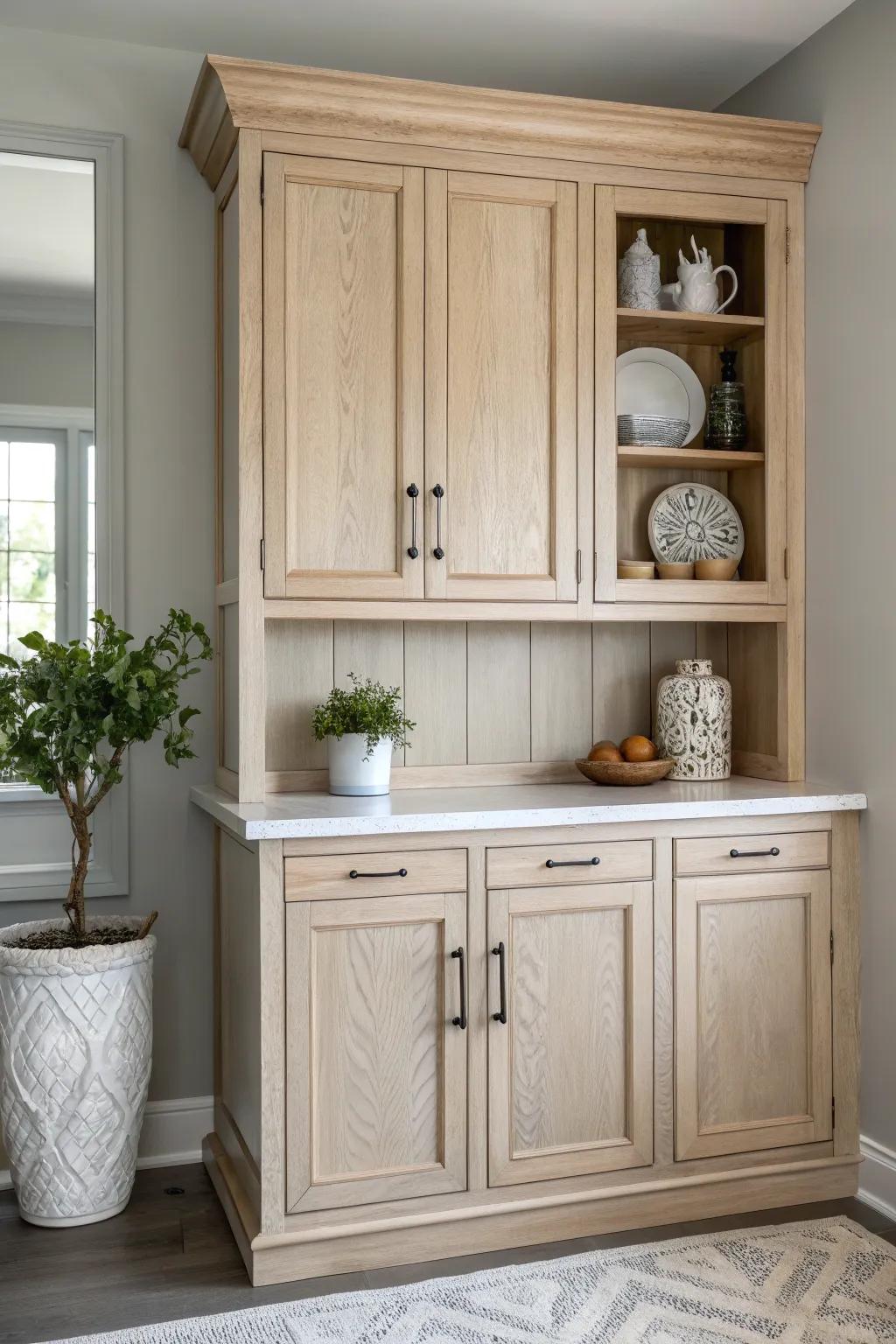 Elevate your kitchen's elegance with ornate molding—the ideal accent for a stylish, minimalist design.