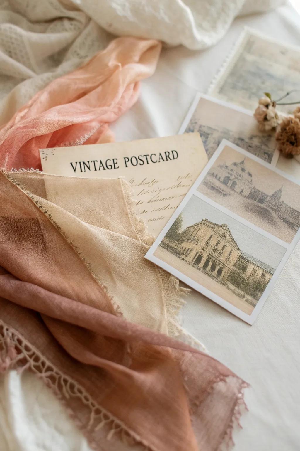 Embrace the charm of yesteryear with the magic of mixed media.