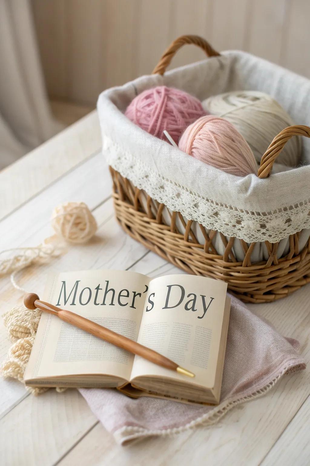 Give the gift of creativity this Mother's Day with a lovingly put-together craft basket.