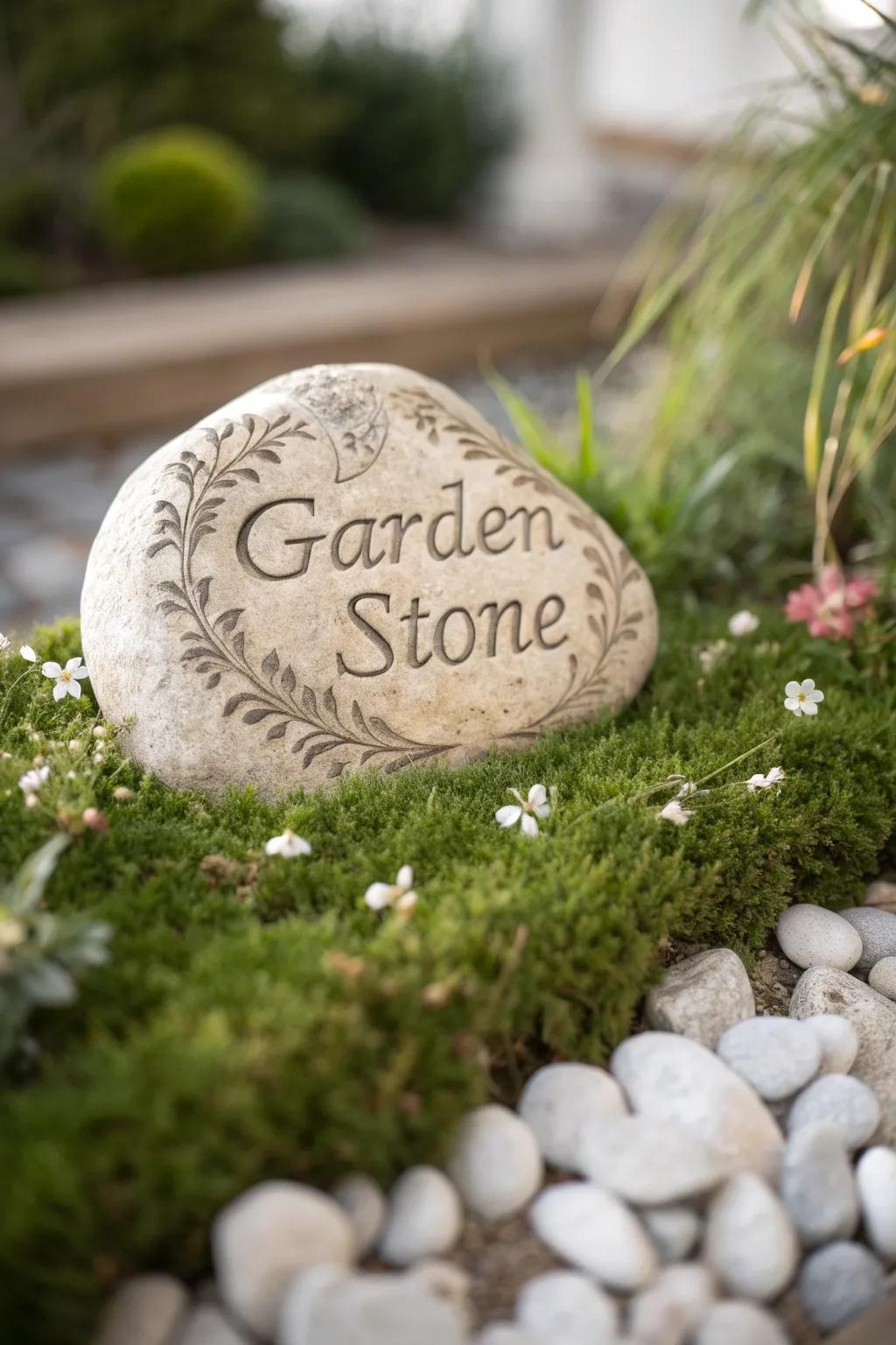 Introduce a hint of refinement to your garden with custom markers, tailored for those who cherish simplicity and natural splendor.