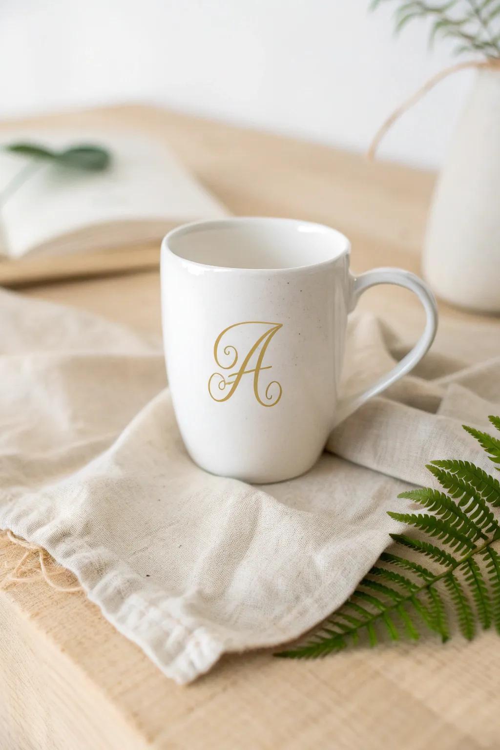 Elevate your coffee moments with a touch of personalized elegance. #MonogramMarvel