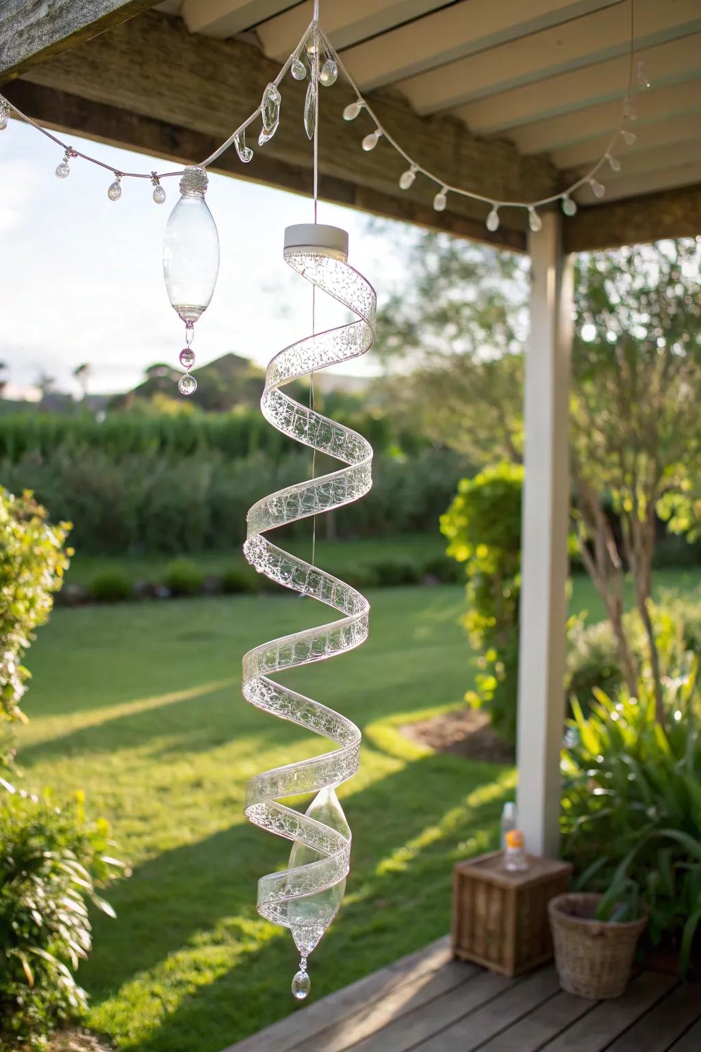 Convert bottles into a captivating grounds ethereal twirl, where simplicity converges with elegance.