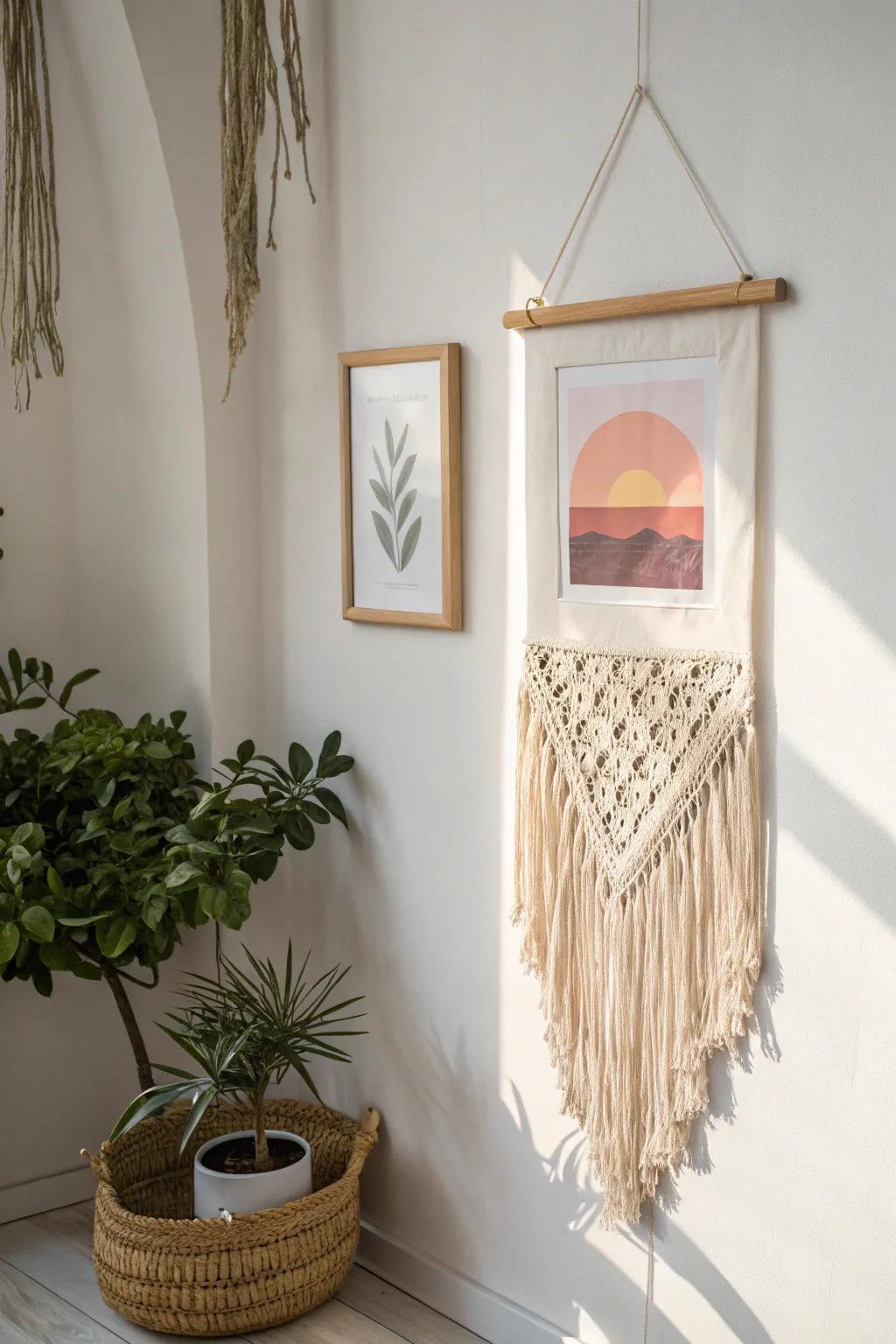 Revamp your location with the comforting elegance of textile tassel edges.