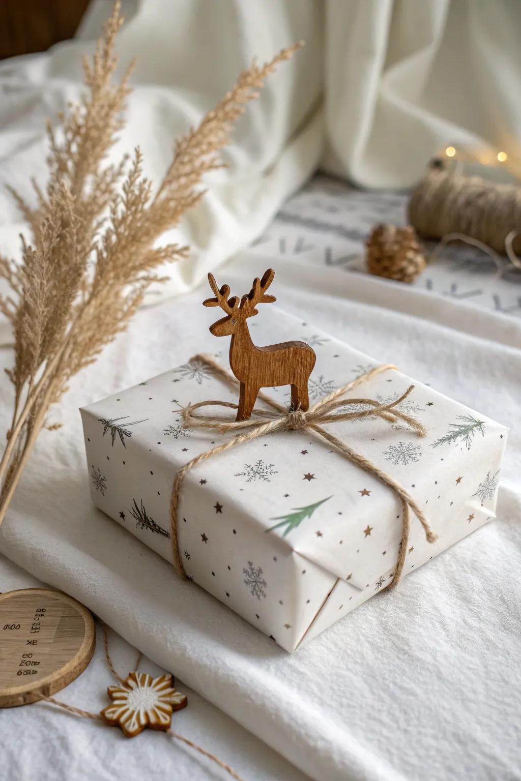 Elevate your Secret Santa offering with a captivating miniature trinket topper, functioning additionally as an exquisite memento.