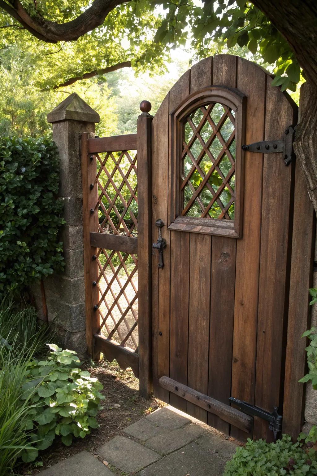 Uncover the allure of a weave window gate – where refinement fulfills intrigue.