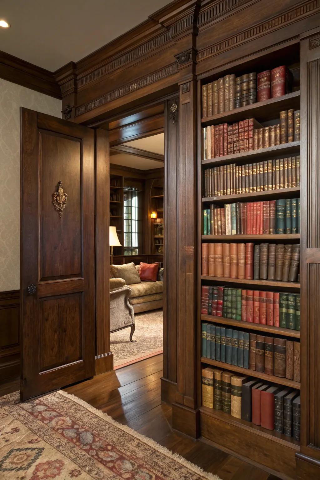 Unlock a realm of enigma and aesthetic with a concealed bookshelf entrance. Revamp your dwelling into a secret sanctuary.