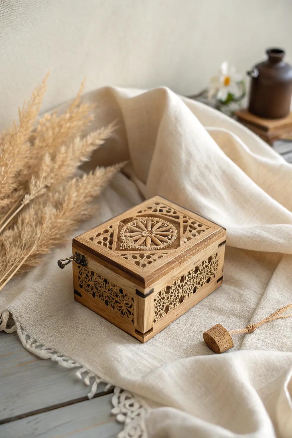 Capture the spirit of your travels with the enduring charm of a handcrafted music carousel.