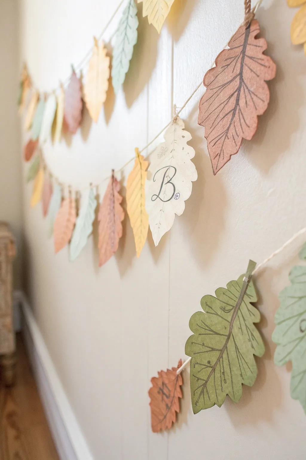 Celebrate thankfulness with this charming Thanksgiving bunting, crafted with affection and simplicity, ideal for a touch of nature-inspired elegance.