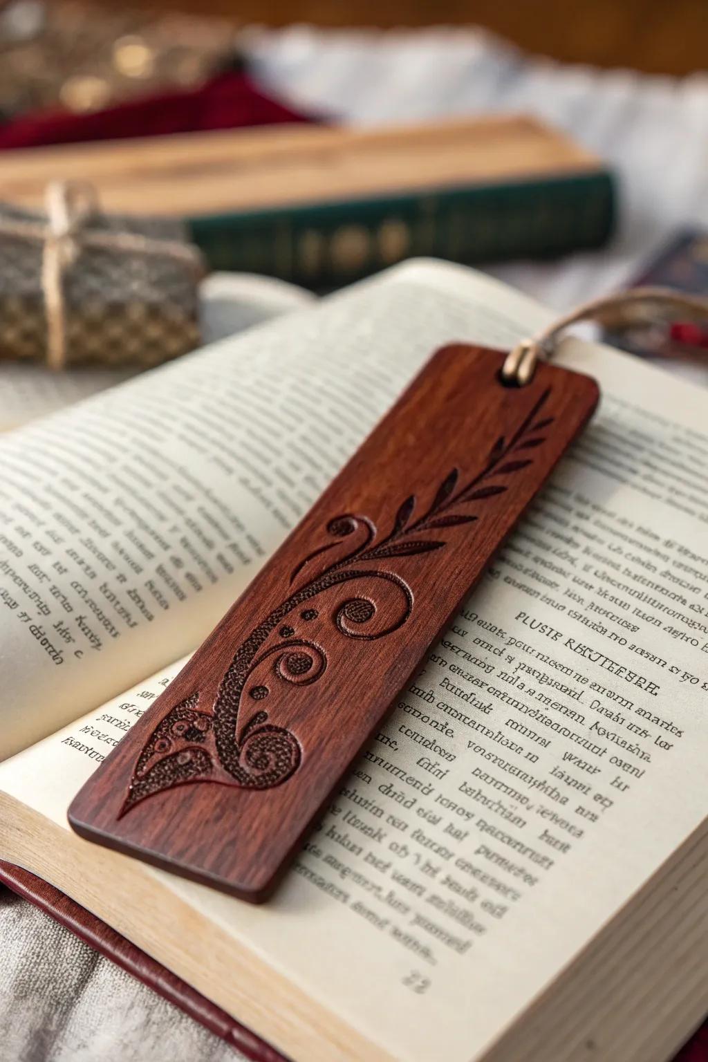 Elevate your reading experience with a handmade timber page keeper, the perfect mix of usefulness and artistry.