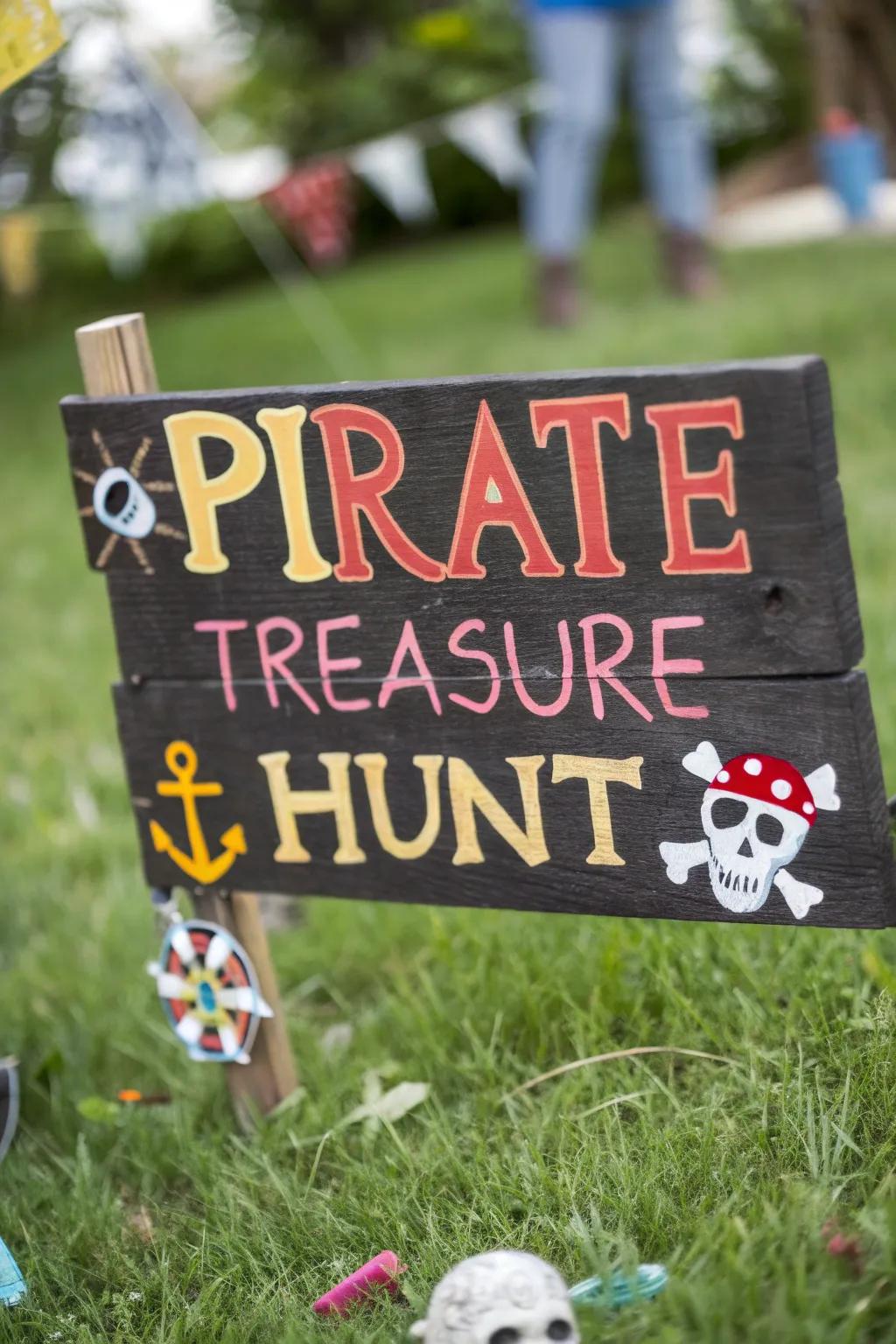 Transform your garage sale into an adventure with a pirate-themed marker!