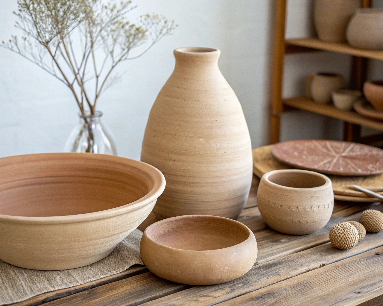 Exploring the natural beauty of unglazed clay