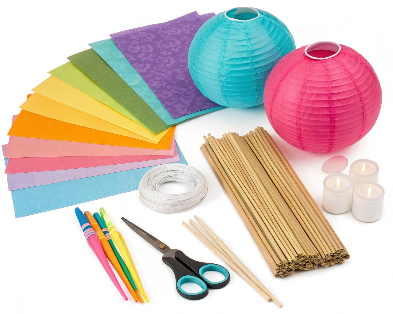 Gather essential tools and materials to begin your fairy lantern crafting journey.