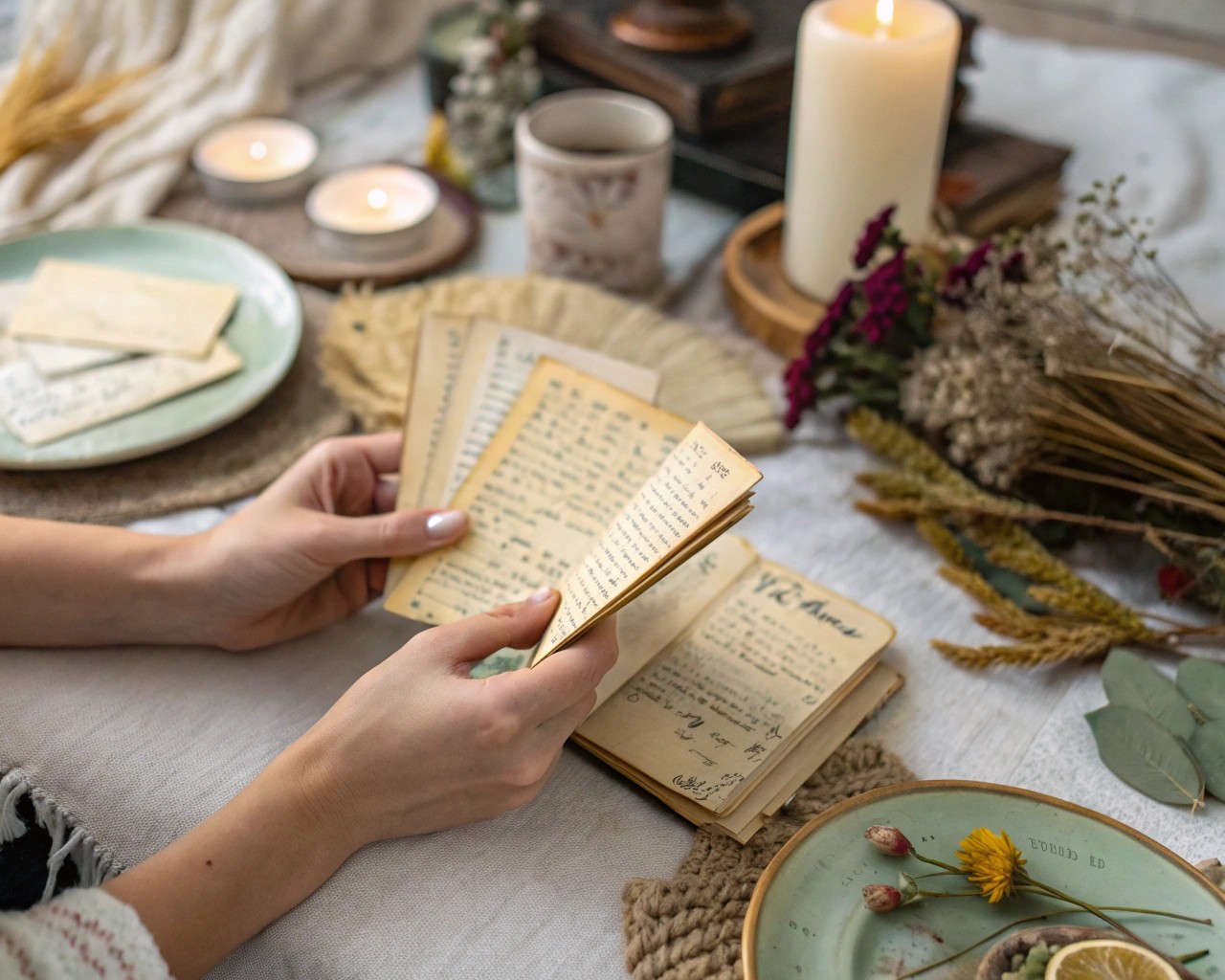 Handwritten recipe cards offer a tactile and personal connection to cherished culinary traditions.