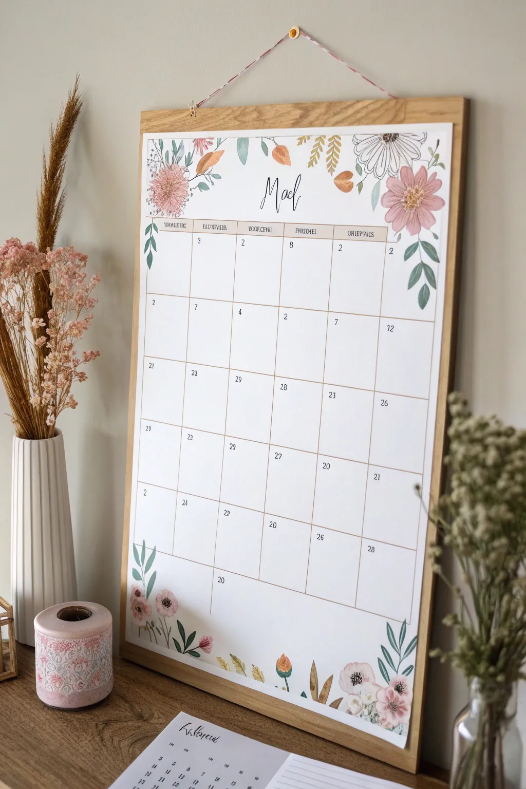 Unique Whiteboard Styles for Your May Calendar