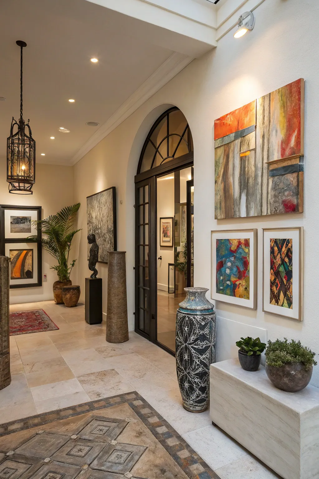 Curate a Striking Entryway Art Gallery at Home