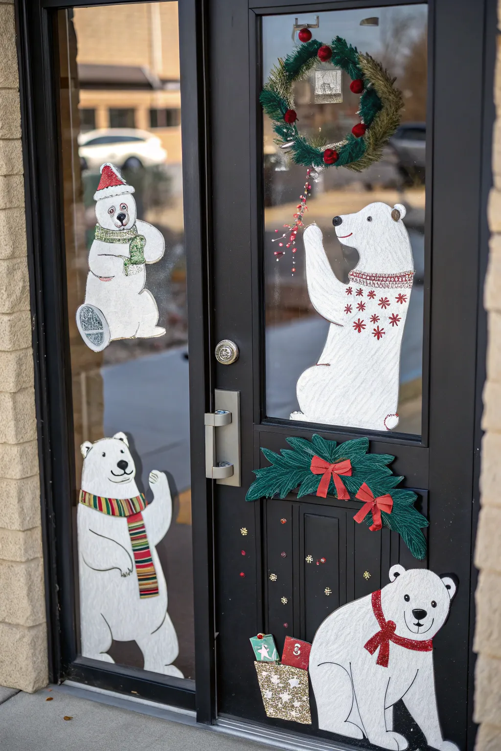 Adorable Polar Bear Door Designs for Kids