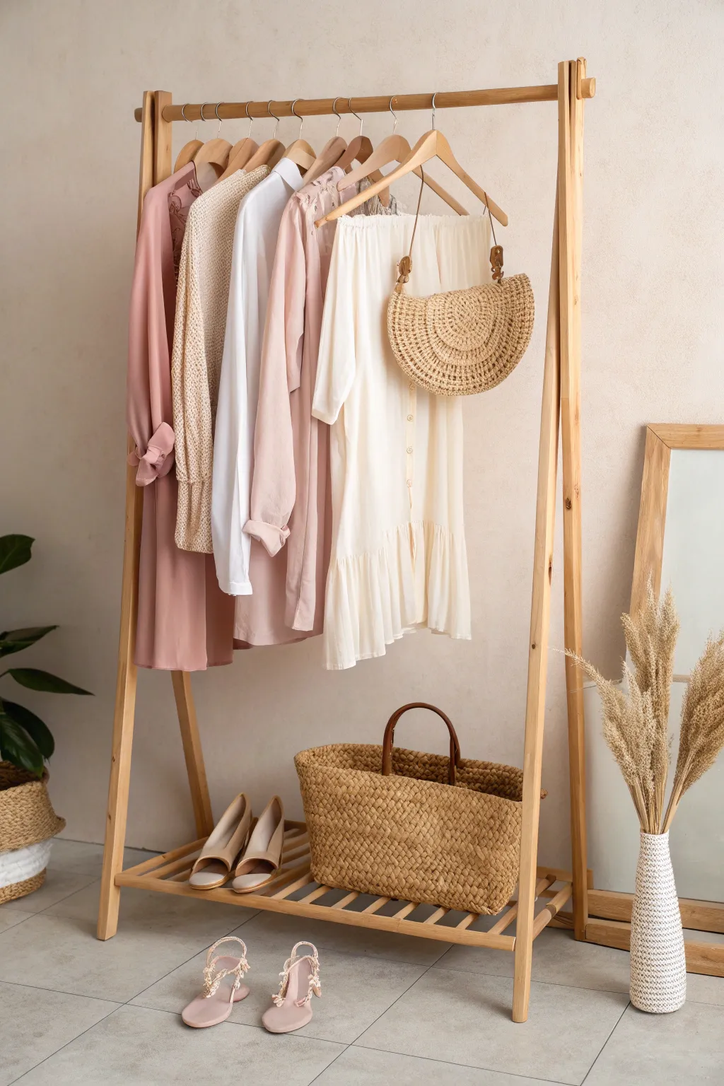 Stylish Solutions for Hanging Clothes at Garage Sales
