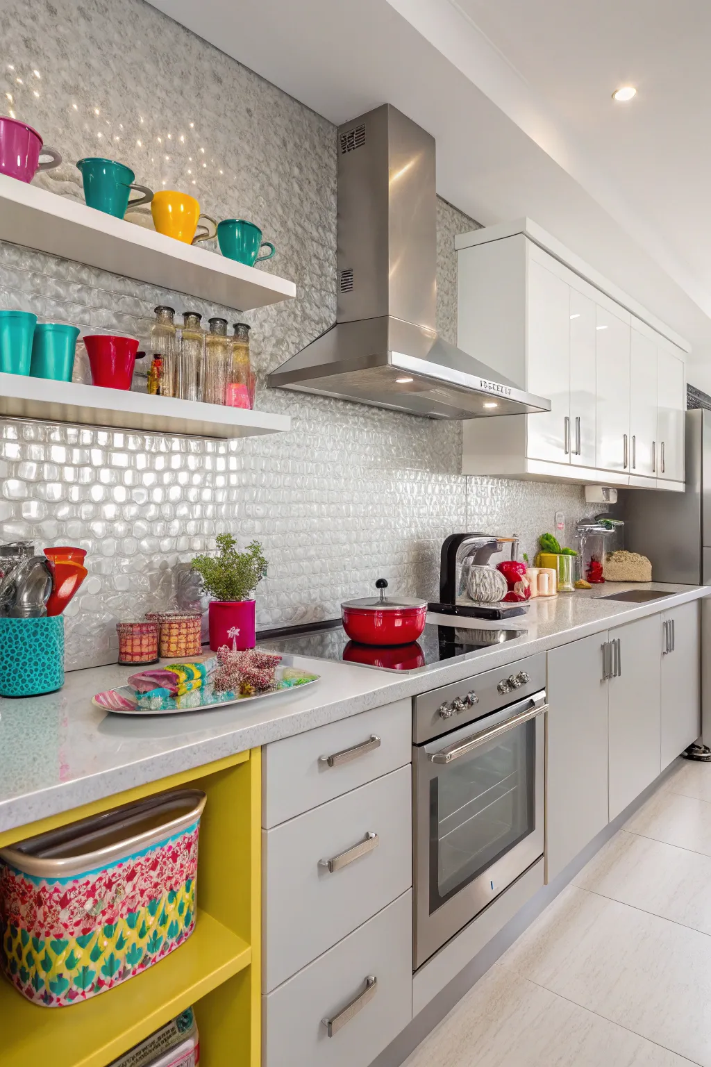 Modern Silver Backsplash Trends and Ideas
