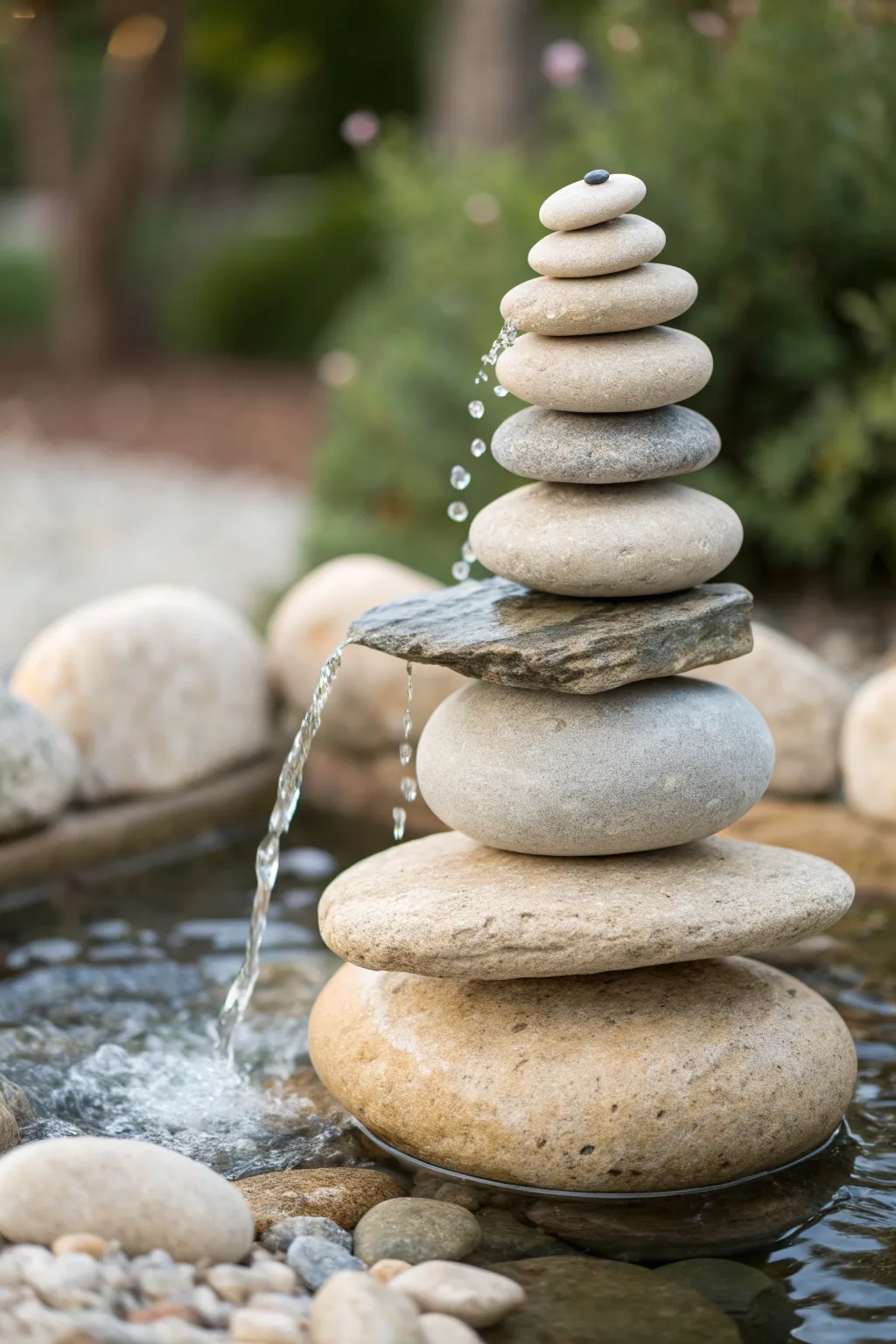 Stylish Rock Fountain Concepts to Elevate Your Garden Decor