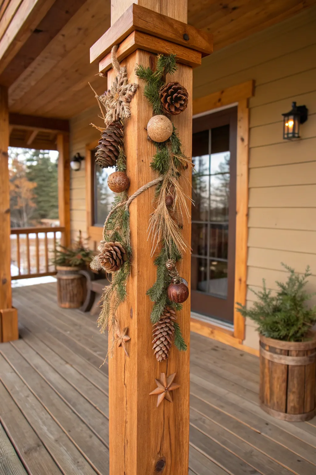 Showcase of Rustic Cedar Porch Posts