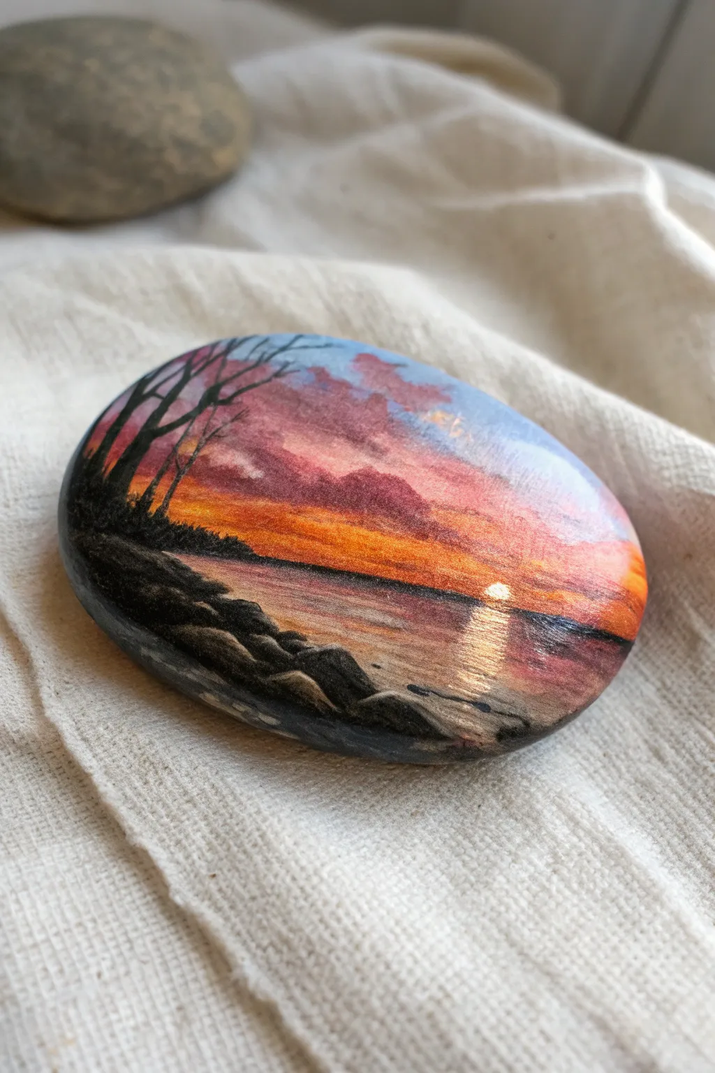 Find Your Sunset Inspiration: Unique Rock Painting Designs