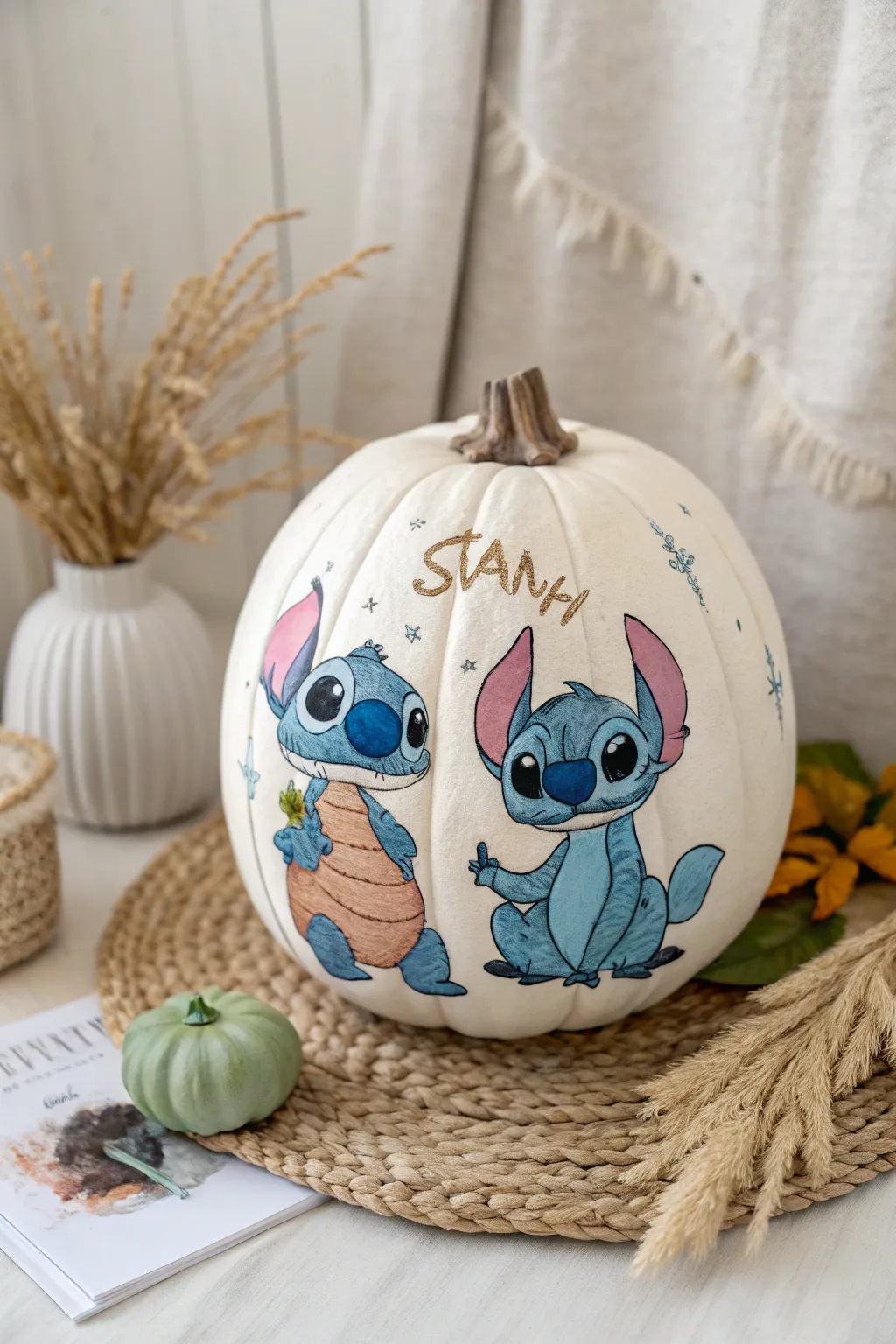 Trendy Ways to Paint a Stitch Pumpkin