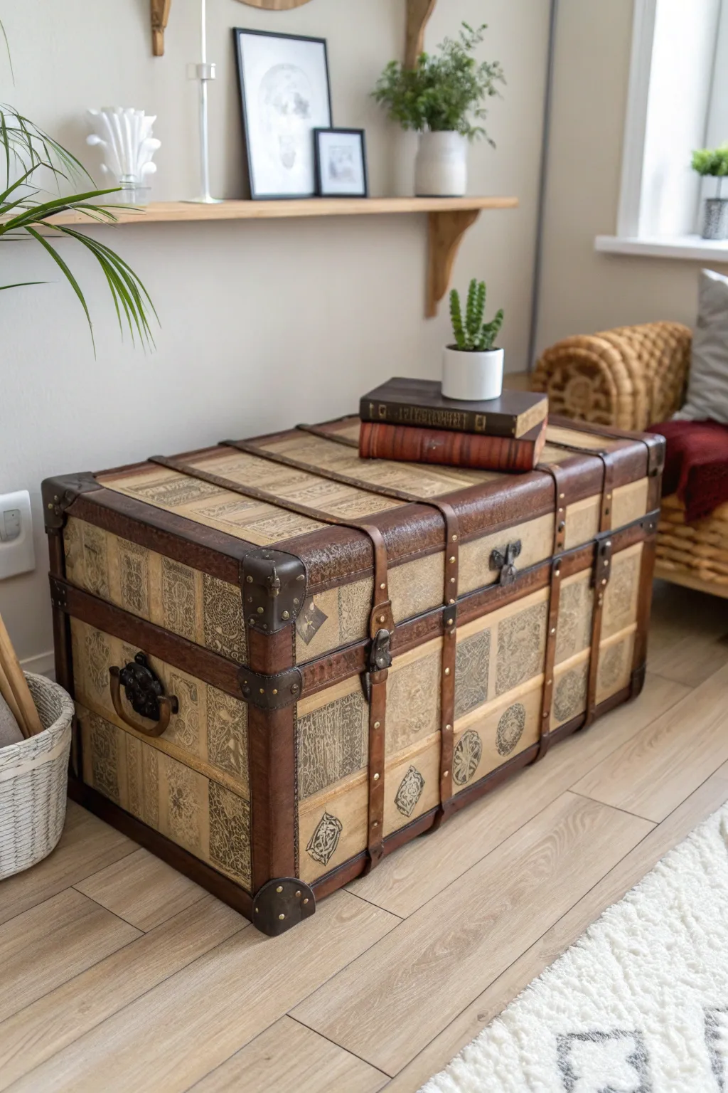 How to Refresh a Vintage Trunk