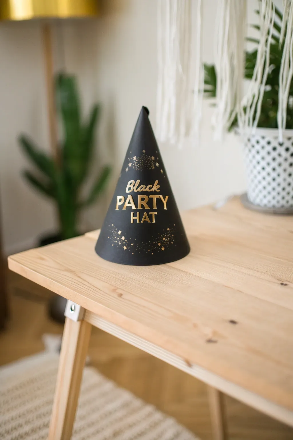 Chic Styling Tips for DIY Black and Gold Centerpieces