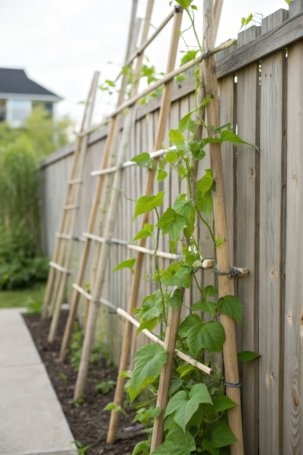 Stylish Trellis Options for Green Bean Plants