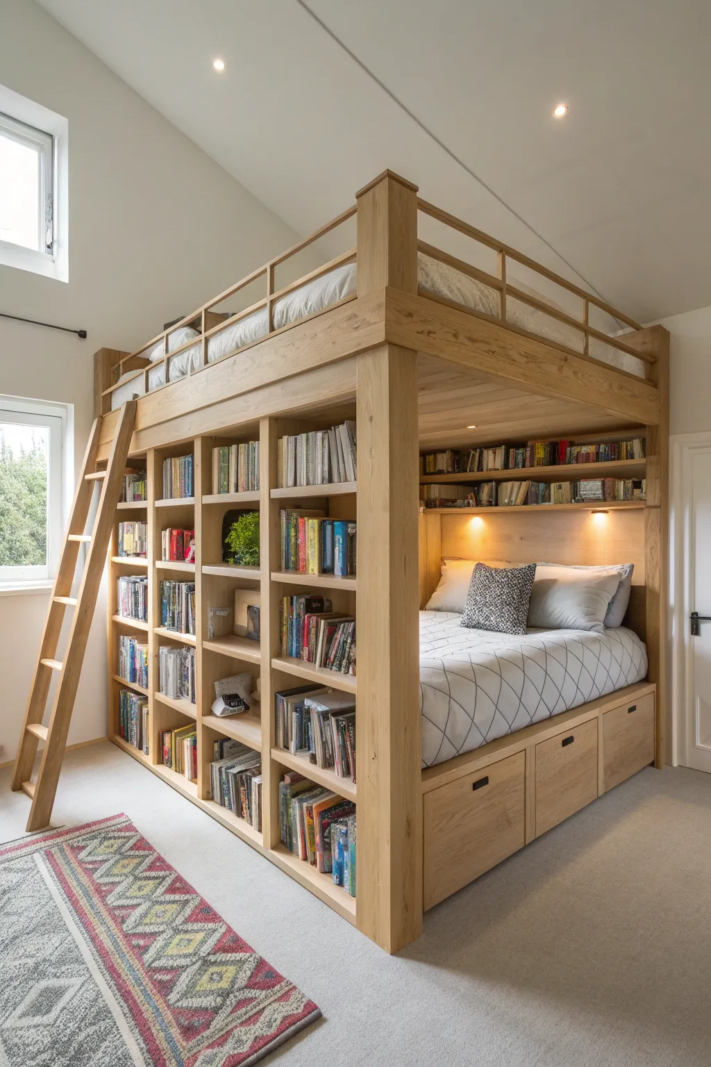 Chic Styles for DIY Queen Loft Beds