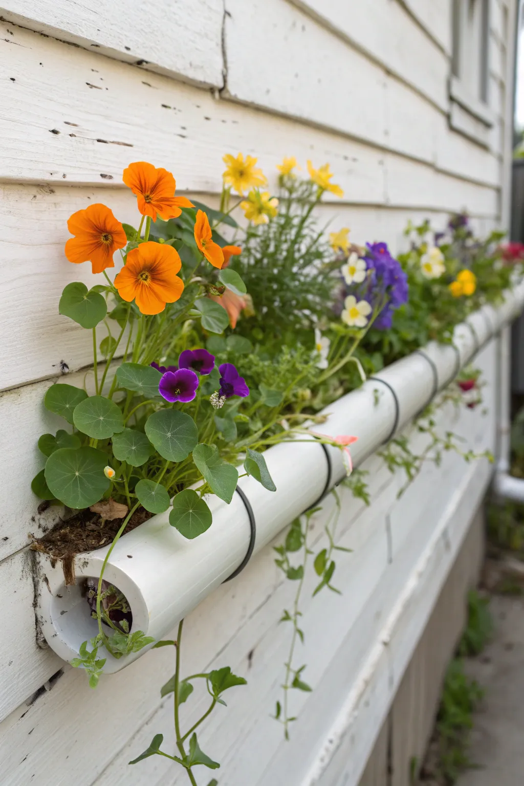 Horizontal PVC Pipe Garden Inspiration and Tips