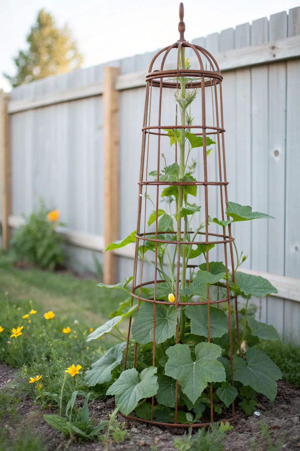Inspiring Vertical Zucchini Cage Concepts